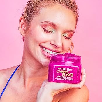 Amazon.com : Tree Hut Cherry Rave Shea Sugar Scrub